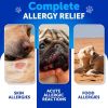Dog Allergy Relief Chews Itching Skin Relief for Dogs Fish Oil Omega 3 Seasonal Allergies Pills Skin & Coat Anti Itch Hot Spots Treatment Canine Immun